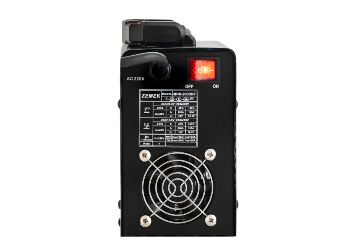 Zemek 200DNT Mini MMA επιπλέον χαρακτηριστικά